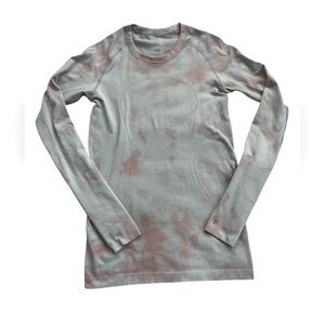 Lululemon Cotton Candy Blue Pink Swiftly Tech Long Sleeve - Size 6